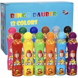 Yuanhe Bingo Daubers Dot Markers - 3 oz Paint Dotter Bingo Dabbers/Dobbers