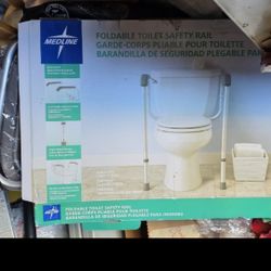 $15. Foldable Toilet Safety Rail New 