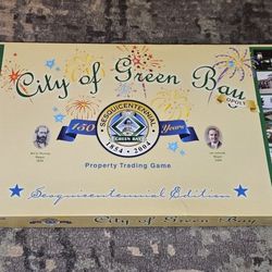 City Of Green Bay Opoly Monopoly Board Game 150 Years Sesquicentennial 1(contact info removed)