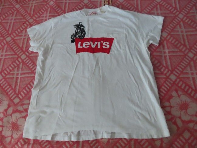 NWT LVC Levi's Vintage Clothing 1950's Sportswear Tee White Size L