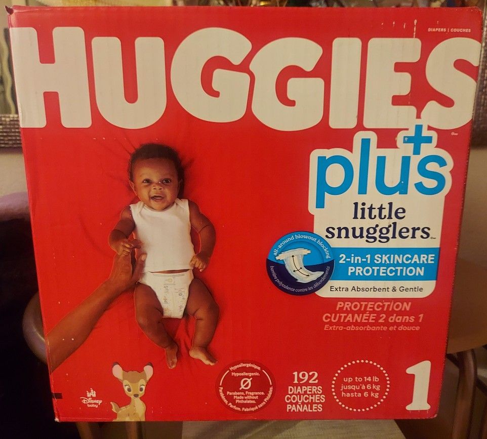 Huggies Plus Little Snugglers (Size 1)