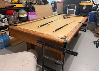 8 Foot 3 plate pool table