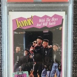 Will Smith 1991 NBA Hoops Jammin with the Boys #326 - PSA 8