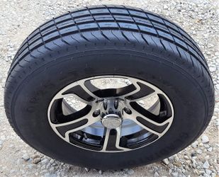 15" Gladiator Trailer Tire 225-75-R15 15" 5 Lug Summit Alloy Rim

