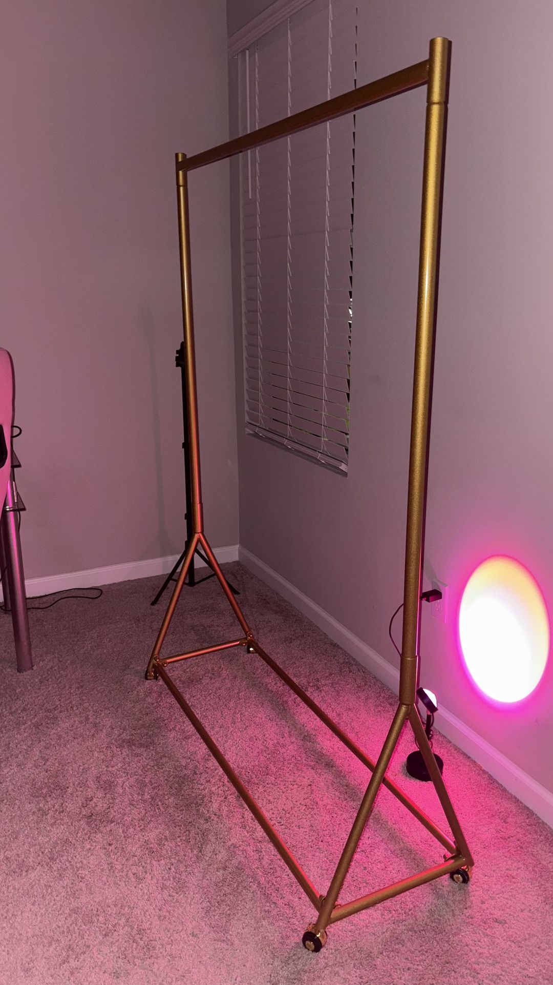 Gold Clothing Rack