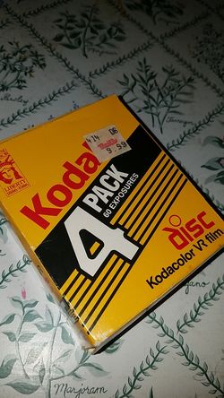 Kodacolor vr disc film 3pcs $10