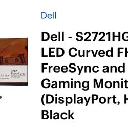 Dell Curved Monitor 