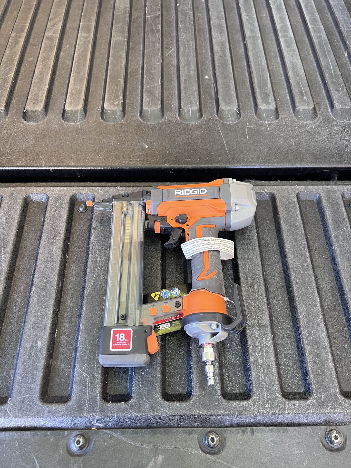 RIDGID Pneumatic 18-Gauge 1-1/2 in. Finish Stapler **FIRM PRICE**