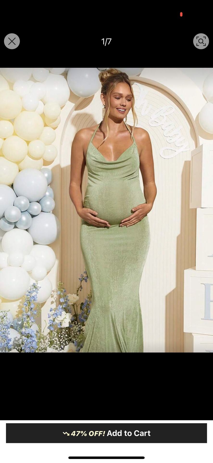 Green Maternity Dress