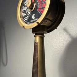 Chadburns Liverpool & London Brass Nautical Double Face Bell Ship Telegraph