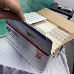 Flat Rate Box Full Of Football Cards