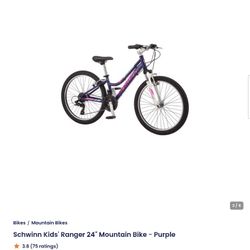 Schwinn Kids Ranger 24" Mountain Bike- Purple 