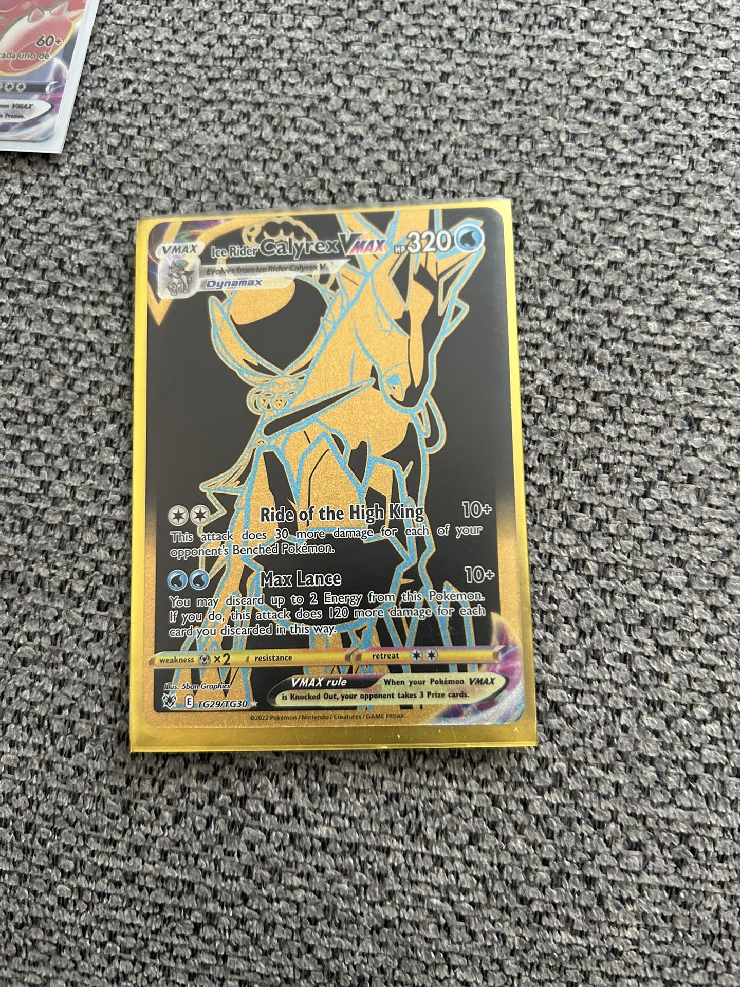 Ice Rider Calyrex VMAX – Legendary Pokémon TCG Dynamax Card