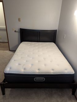 Full size bed and frame