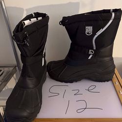 Free Soldier Men's Snow Boots Black size 12