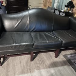 Black Leather sofa