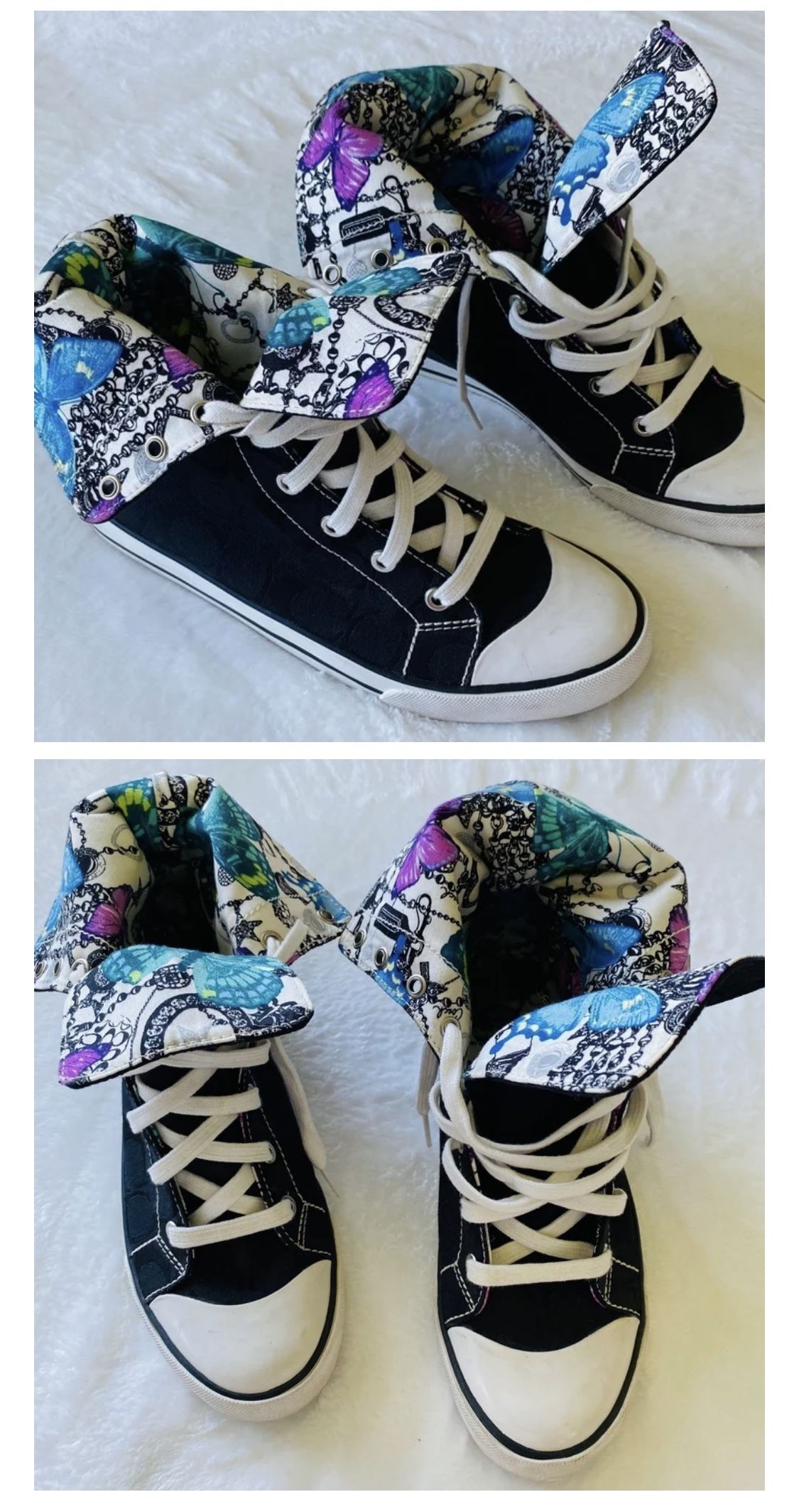 Authentic Coach Hi Tops