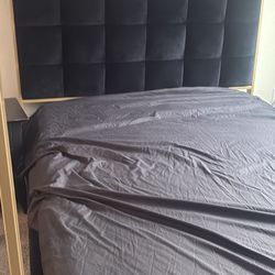 queen size canopy bed frame 