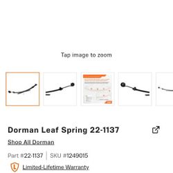 Dorman Leaf Spring 22-1137 for 1(contact info removed) SONOMA, S10, 1(contact info removed) HOMBRE