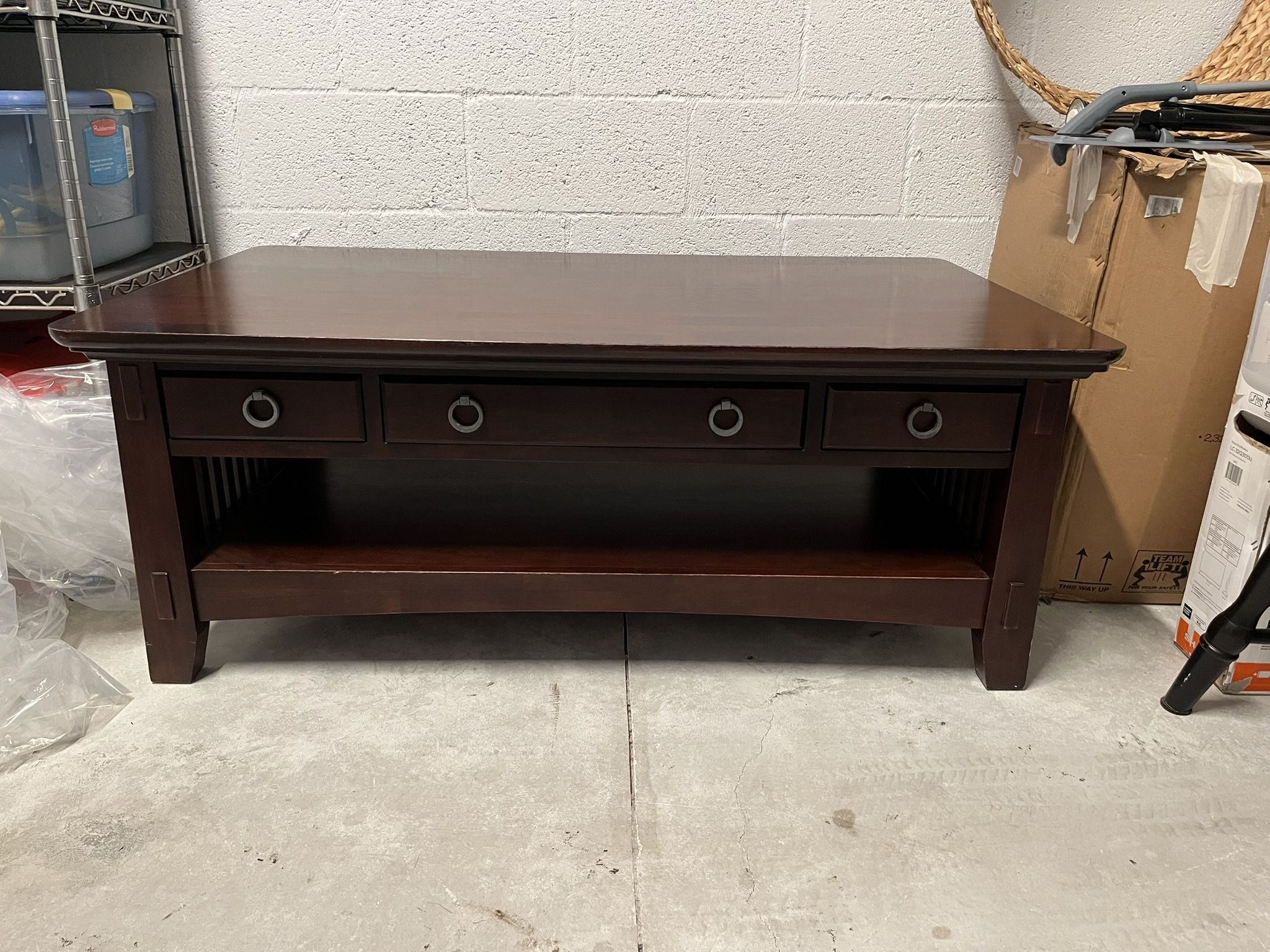 3 Piece Set. Coffee Table And Two End Tables