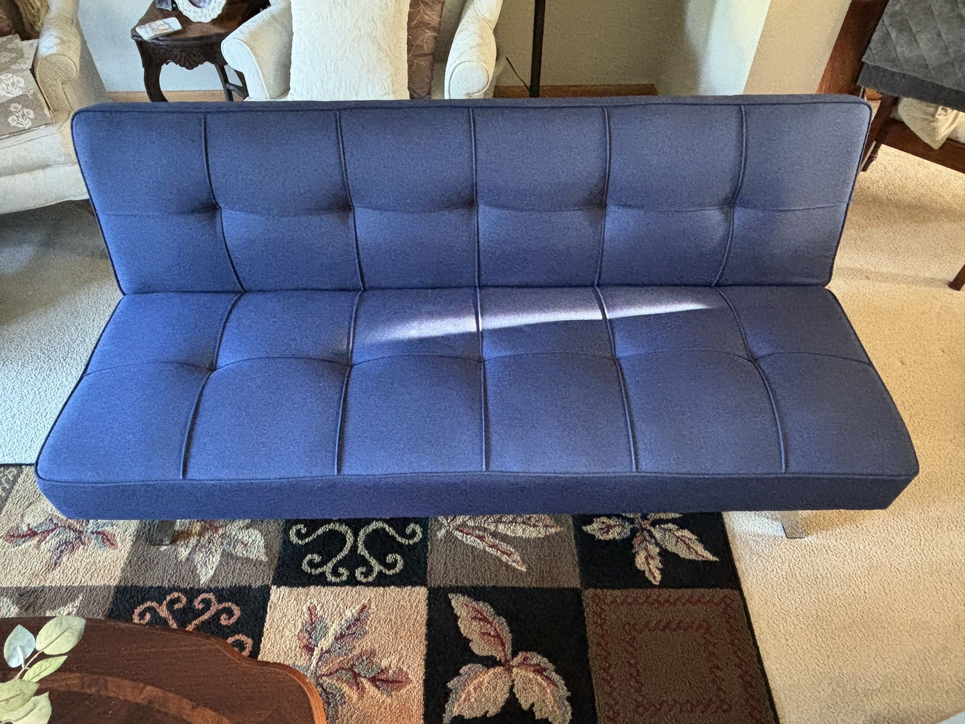 Navy Blue Futon /couch