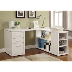 Brand New White Reversible Desk