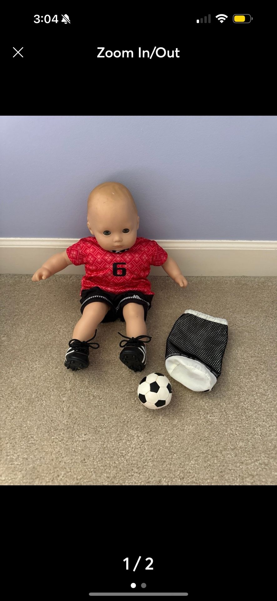 American Girl Doll Soccer Outfit