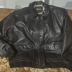 Mens Pure Leather Coat Brand New Heavy Leather Not Cheap Its New And Hand Made Real Goat Skin Leather It Heavy And Shiny With Skin Pocket Best Forgift