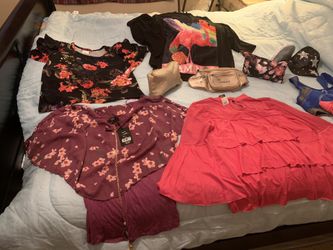 Purses,shirts,shoes,crossbodies,and makeup