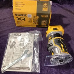 🧰🛠DEWALT 20V MAX XR Brushless Fixed Base Compact Router-NEW!(Tool Only)-$200!🛠🧰