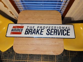Vintage AMMCO Professional Brake Service Sign