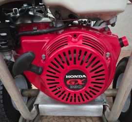 PRESSURE WASHER POWERED BY HONDA GX390 ENGINE WITH GENERAL PUMP EZ4040G: 4200 PSI AT 4GPM
