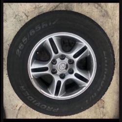 1 X 265/65r17 6x5.5 6x139.7 Stock Lexus Gx470 Gx460 Rims Wheels Tacoma 4Runner Yukon Tire!!!!!!!!!!!!