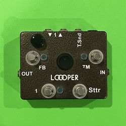 Loooper True Bypass Feedback Loop Pedal w/ Tuner Mute + Stutter