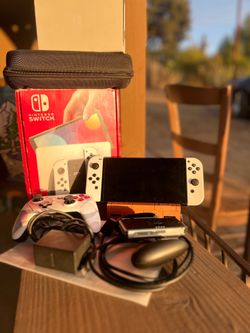 nintendo switch OLED (2021 model) works only on tv!! Screen no good (sold as is)