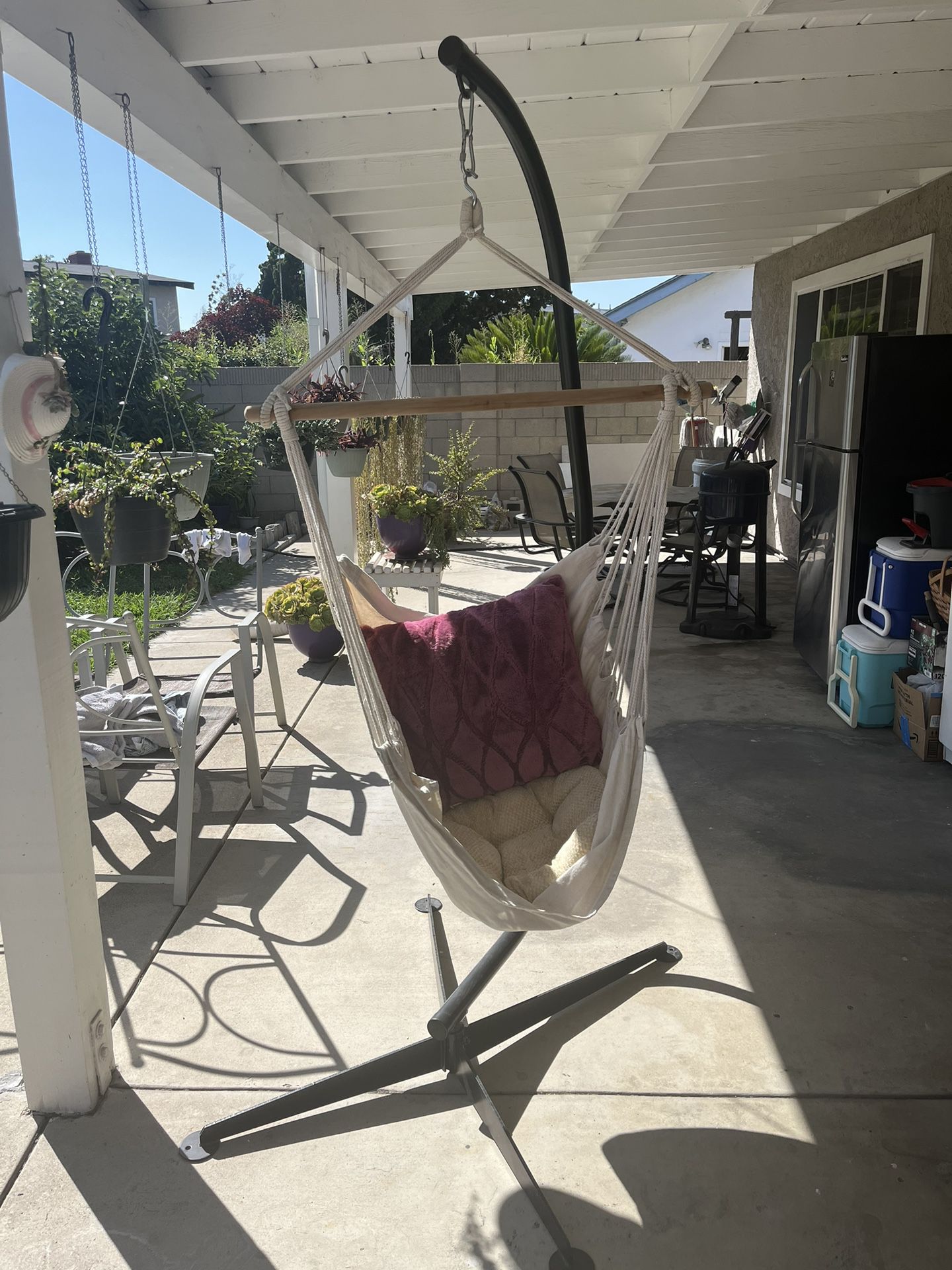 Hanging Chair + Stand
