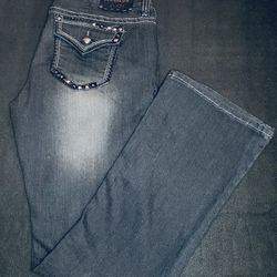 NWOT Women’s Antique River Size 32 (Regular Length) “Black” Flared Denim Jeans