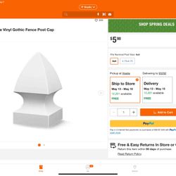 NEW 4 X 4 GOTHIC CAP, 12 IN TOTAL 