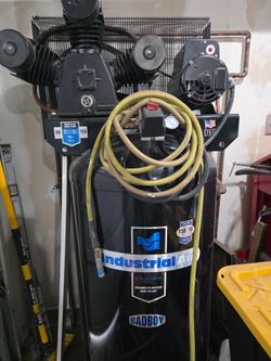 Industrial Air "BadBoy" model ,80 gal air compressor
