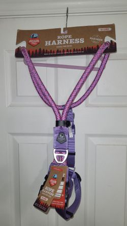 Arcadia Trail XX-Large Pink & Purple Rope Dog Harness Cash Only