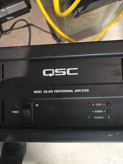 QSC ISA450, 120V Professional Power Amplifier | FG-004500-0