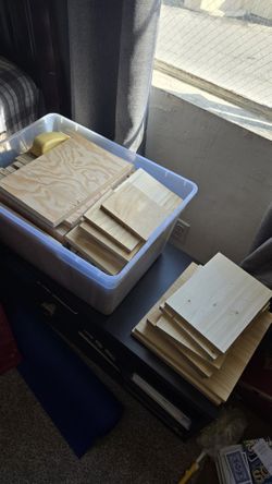 Stack Of Pre Sanded Plywood Canvases 