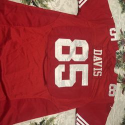 Vernon Davis 49ers Nike On-Field Style Jersey #85 – Size XXL – Good Condition