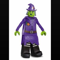 Disguise Lego Witch Prestige Costume, Purple, Large (10-12)