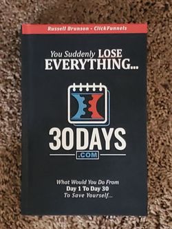 You Suddenly Lose Everything: https://offerup.co/faYXKzQFnY?$deeplink_path=/redirect/ by Russell Brunson (Hardcover, 2018