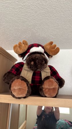 Stuffed Christmas moose