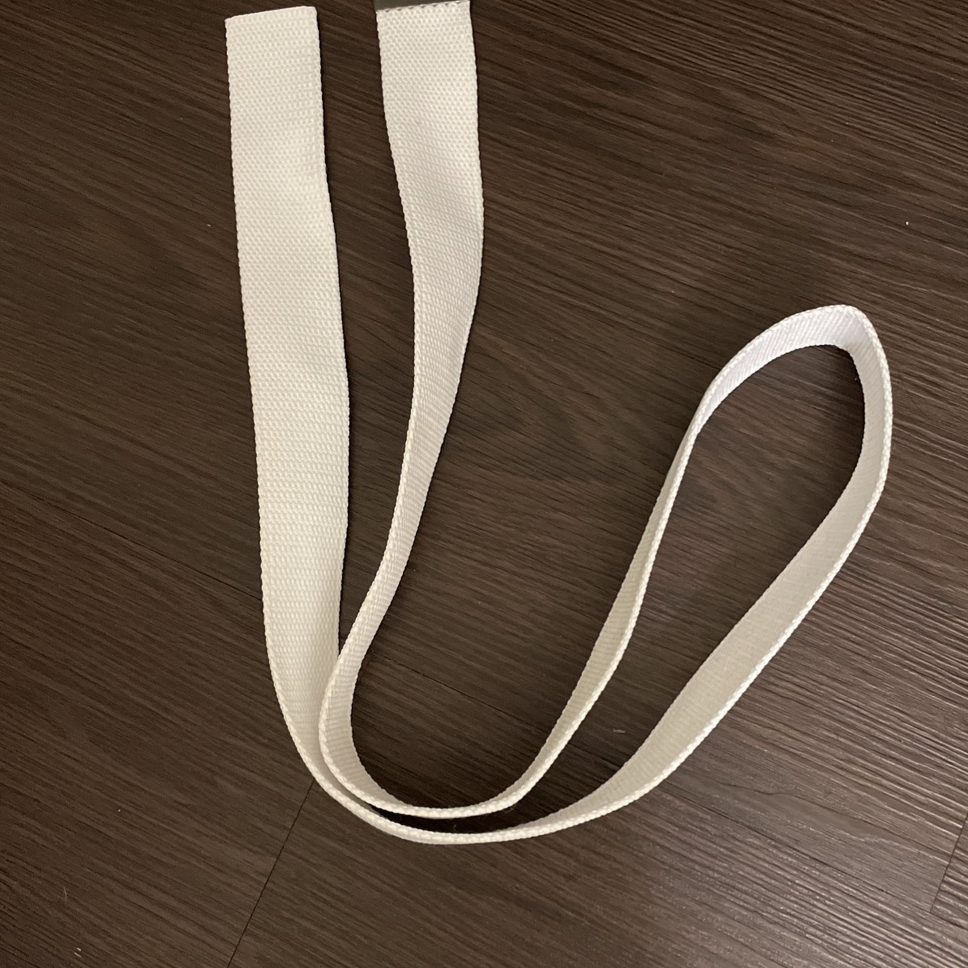 White Nike Belt