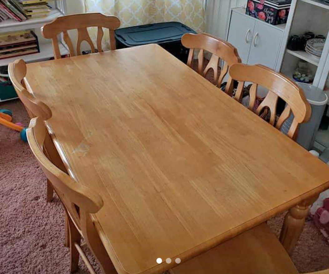 Solid wood 7PC Dining Set