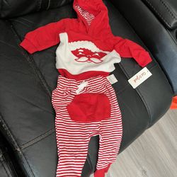 Baby Santa Clothes Set