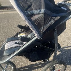 Graco Fast Action Folding Jogging Stroller Like New 